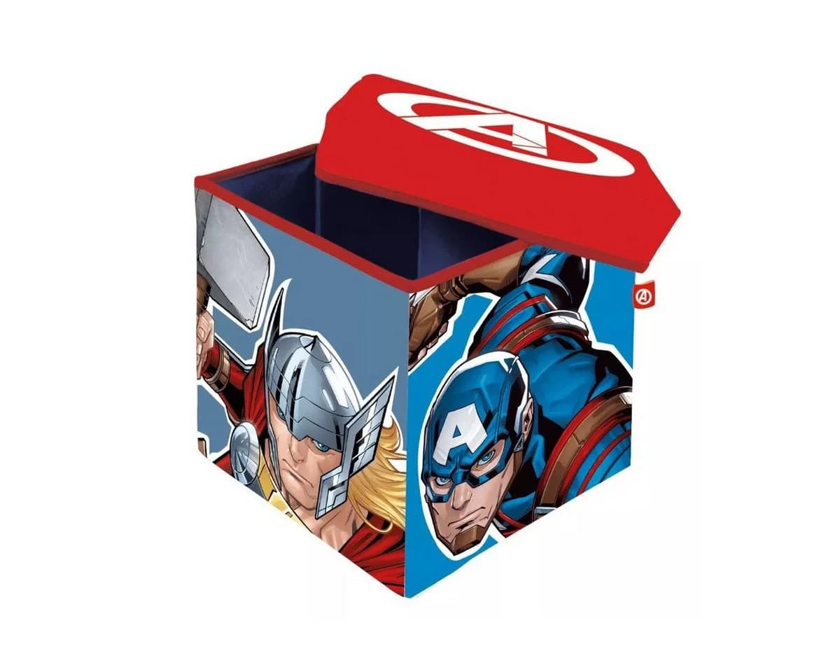Marvel Avengers Aufbewahrungsbox Rot Spielzeugbox 30x30x30 cm