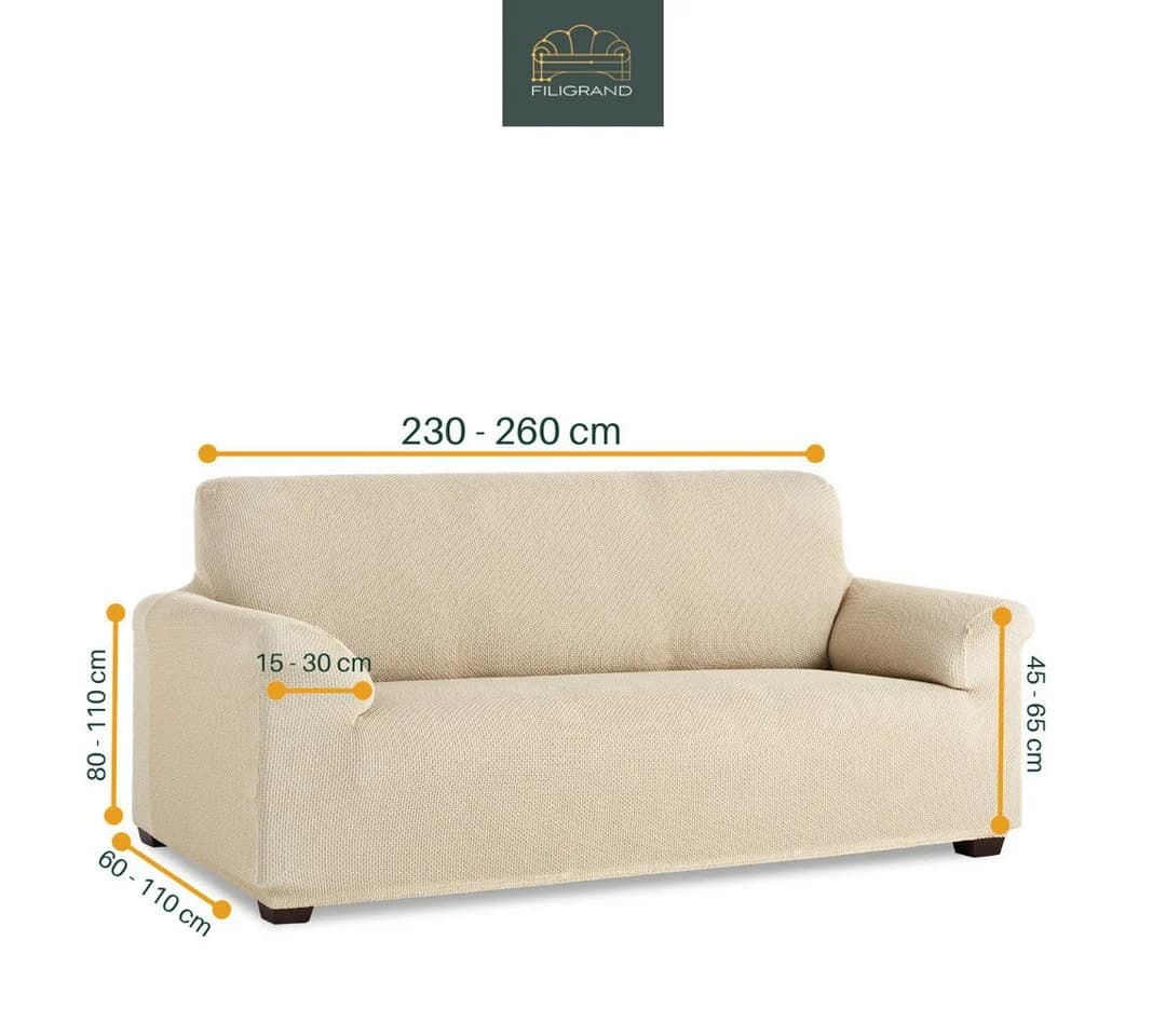 Belmarti Sofahusse Elastisch Grün - Hochwertiger Baumwollmix