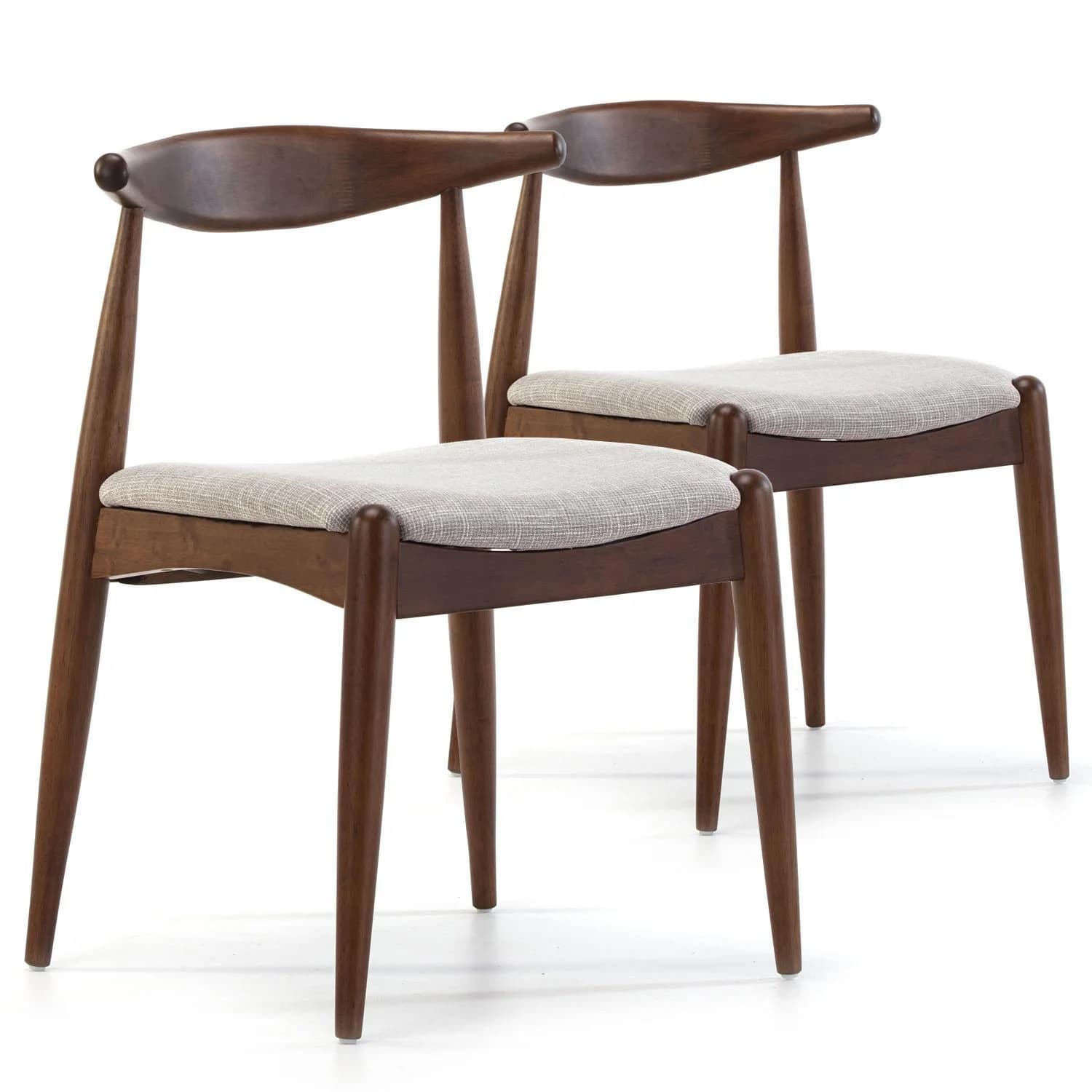 Corzo Esszimmerstuhl 2er-Set Nussbaum Farbe