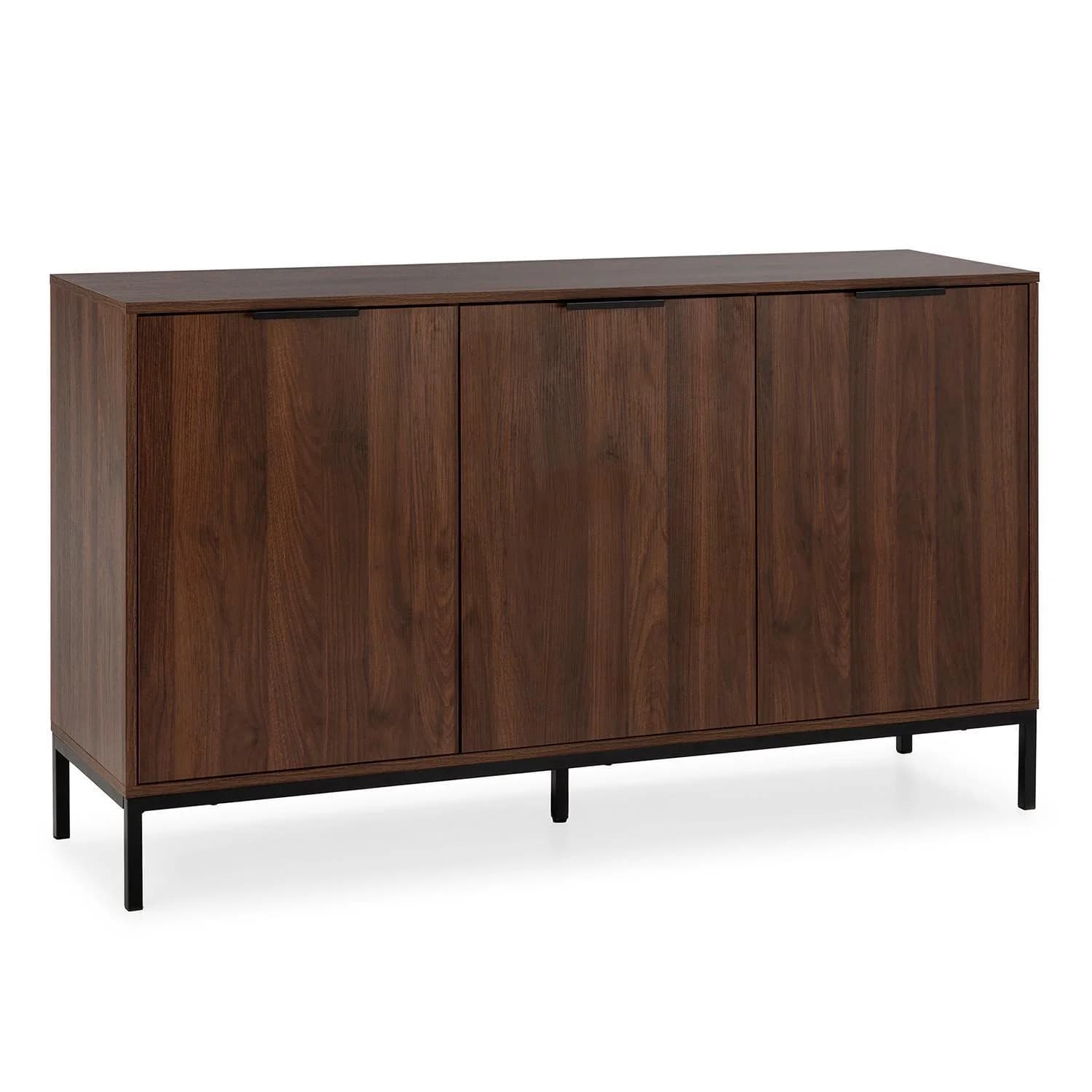 Sideboard Auri 3 Türen Walnuss Design