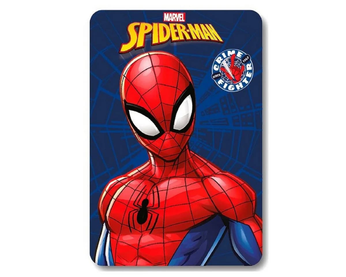 Spiderman Kinderdecke Kuscheldecke Warme Fleecedecke Blau