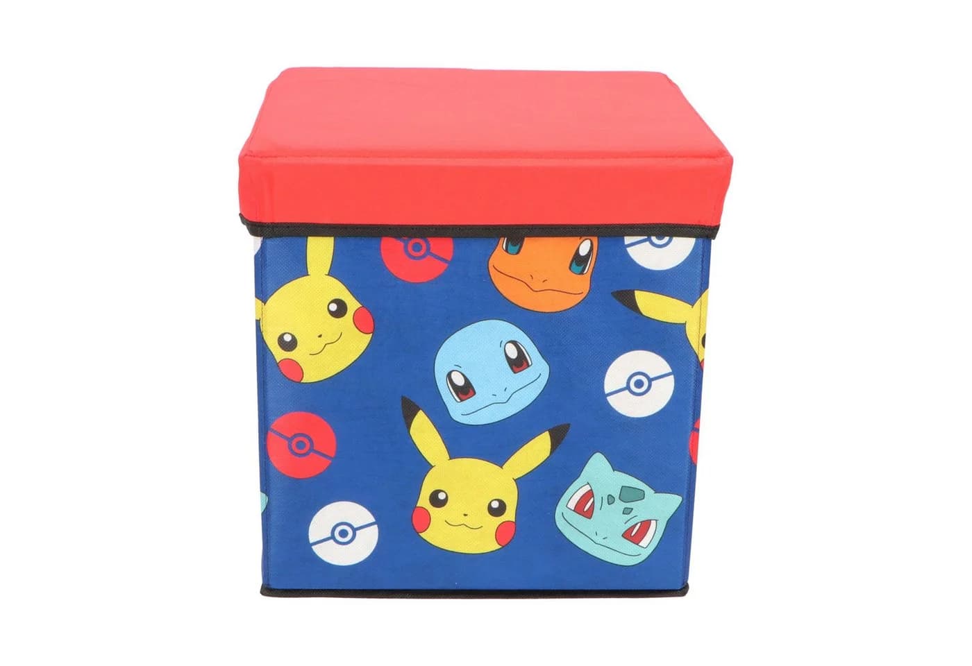 POKÉMON Sitzhocker Aufbewahrungsbox Blau