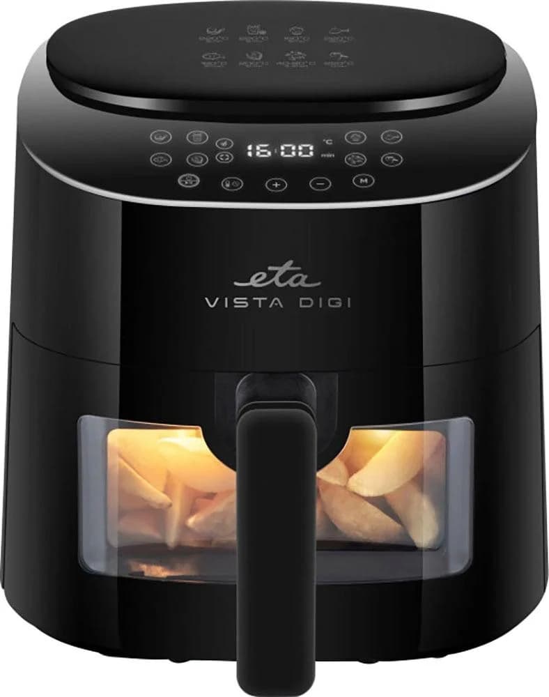 ETA Heißluftfritteuse Vista Digi Schwarz Touch-Display
