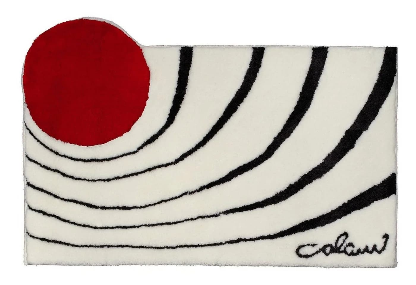 Colani Badematte Colani 2 Weiß Modern Rutschhemmend