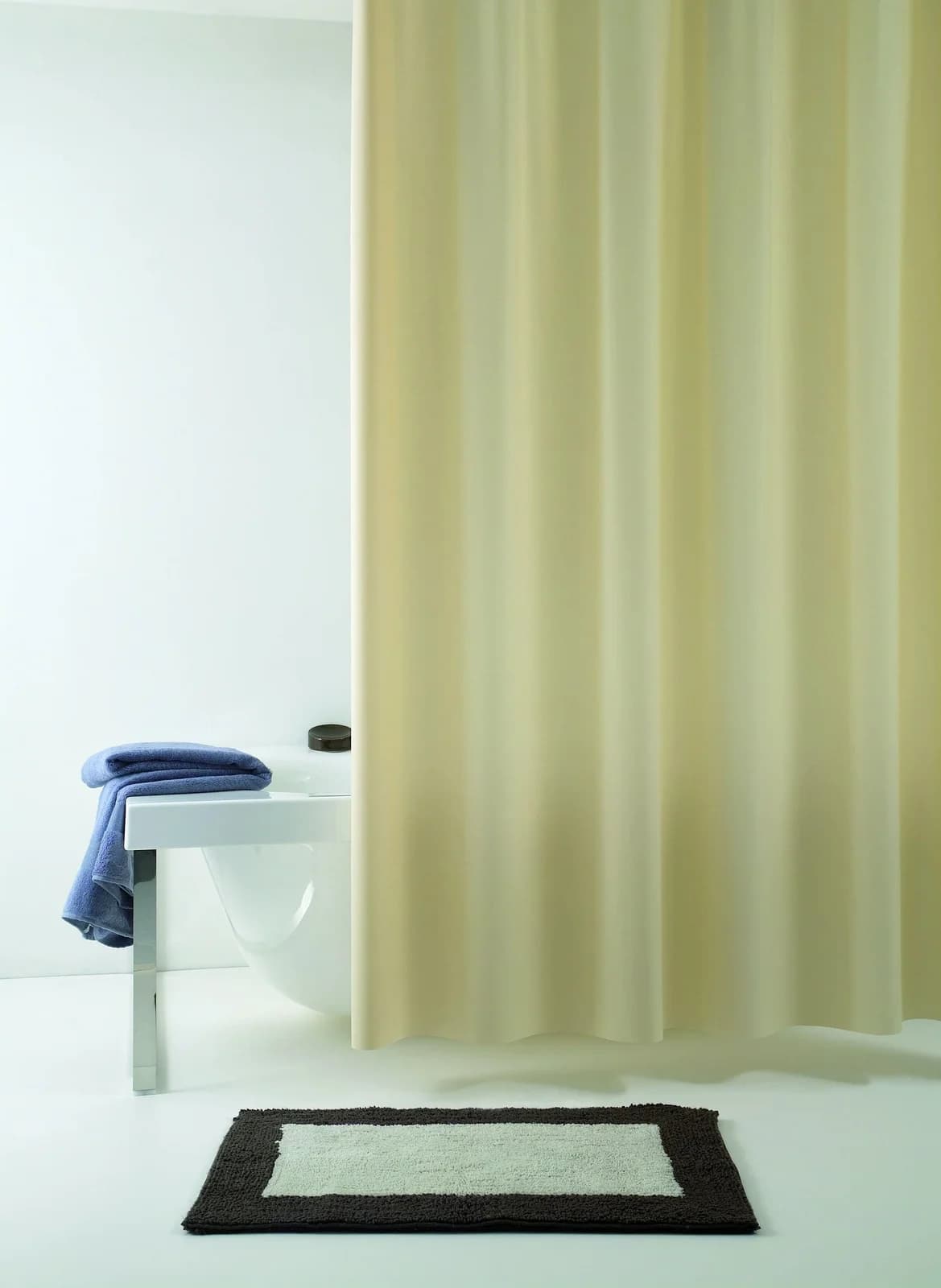 Duschvorhang ALLURA Beige PVC 240x200 cm