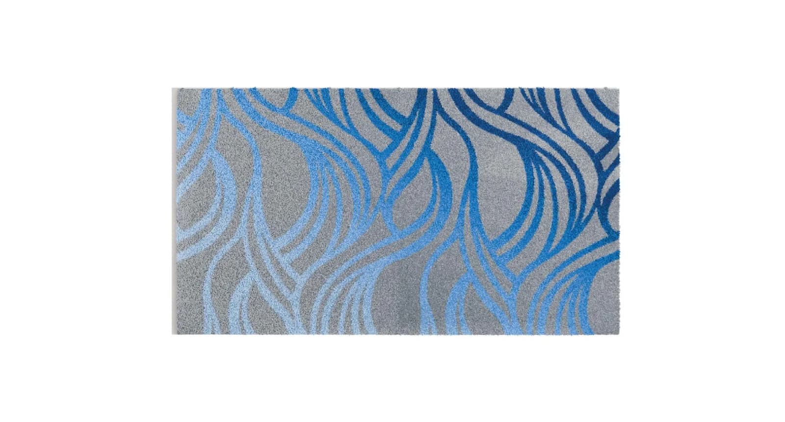 Grund Badematte Mayra Blau Wellenmuster Rutschhemmend
