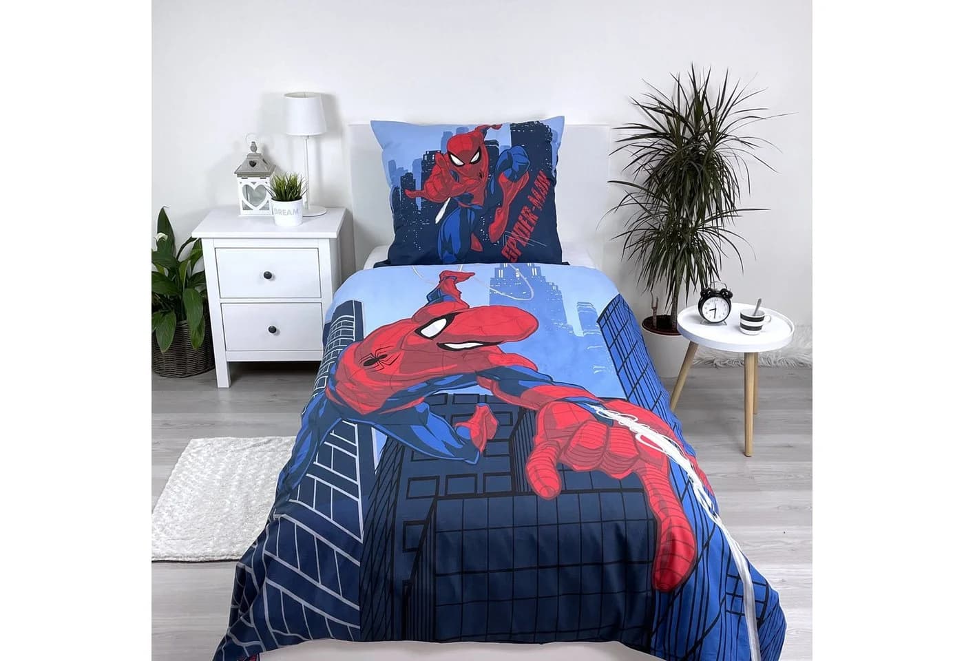 Jerry Fabrics Spider-Man Bettwäsche Superheld Spinne Cartoon Movie