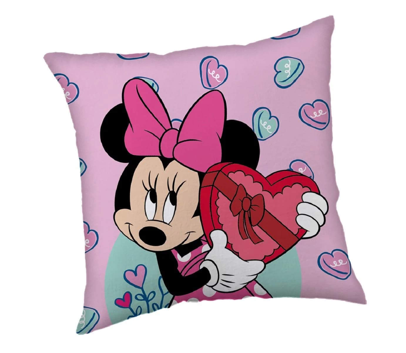 Disney Minnie Mouse Dekokissen Kopfkissen 1 Stück Premium Dekokissen mit beidseitigem Digitaldruck