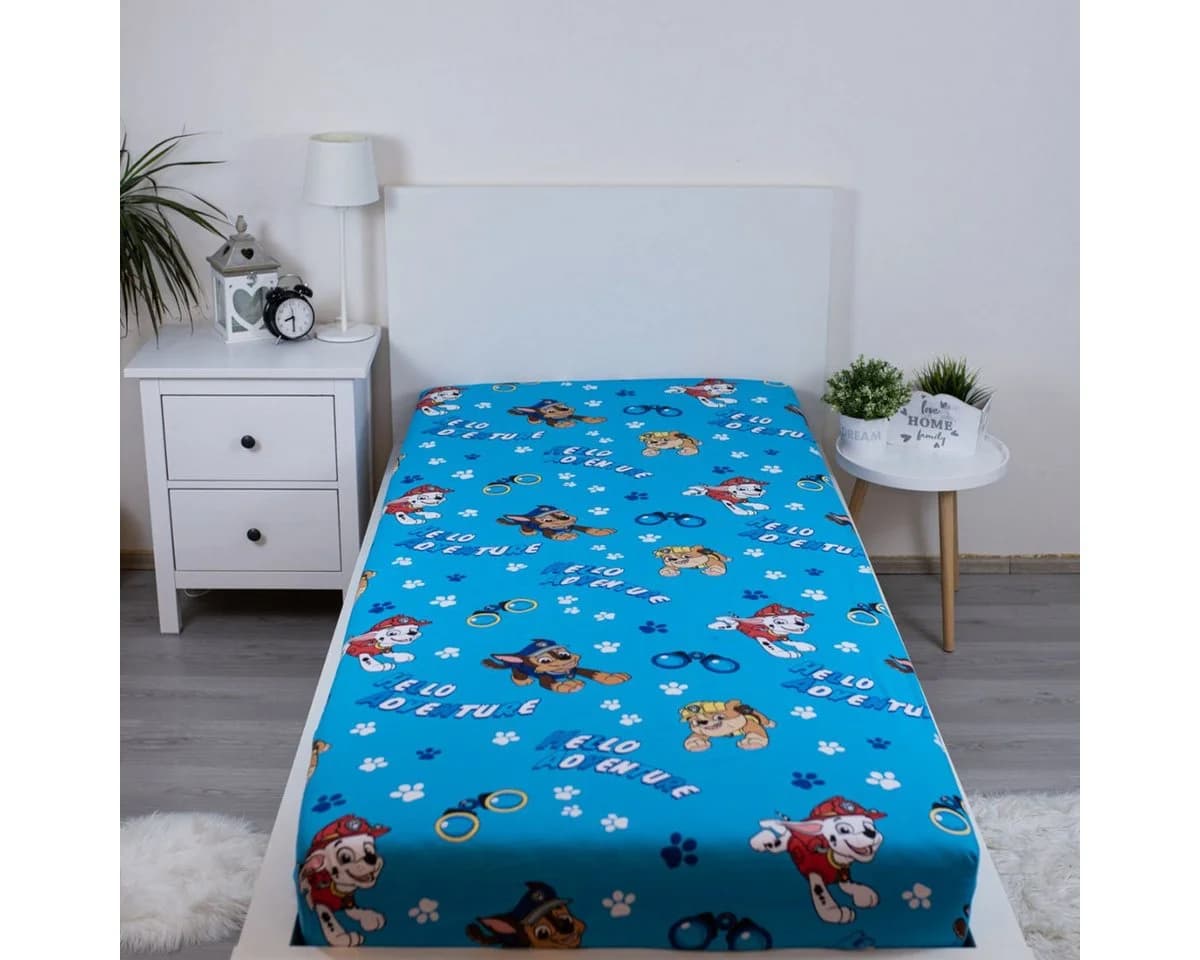 Jerry Fabrics Spannbettlaken Paw Patrol 100% Baumwolle