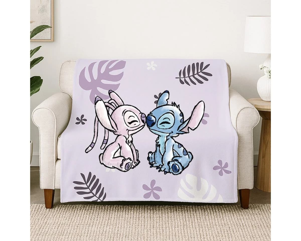 Jerry Fabrics Tagesdecke Lilo & Stitch 100x150 cm