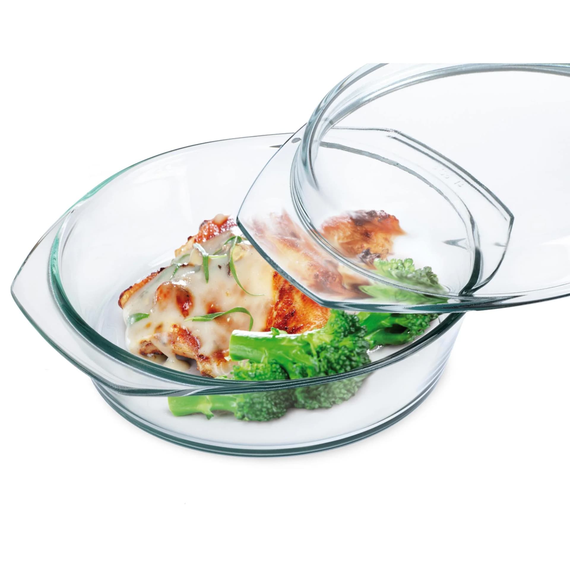 Schüssel mit Deckel SIMAX 1 Liter Bohemiaglas