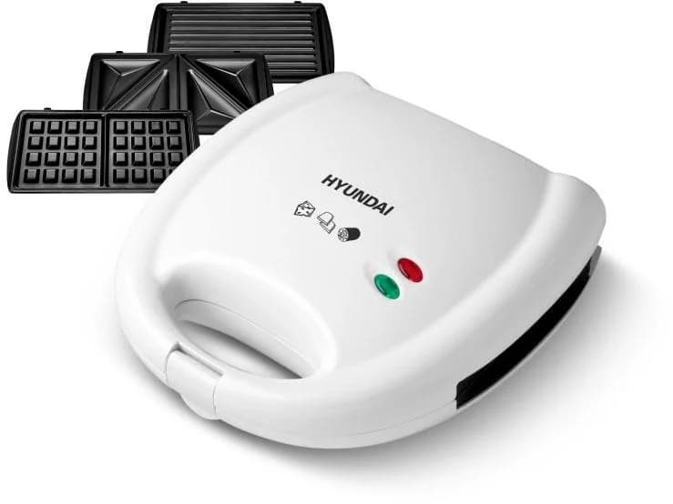 HYUNDAI 3-in-1-Sandwichmaker SM627 Weiß