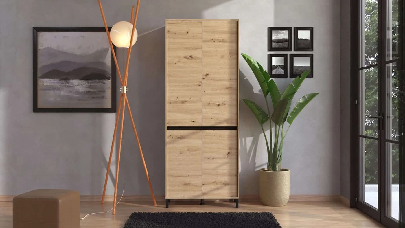 Schuhschrank Flannan von Home Affaire Artisan Eiche