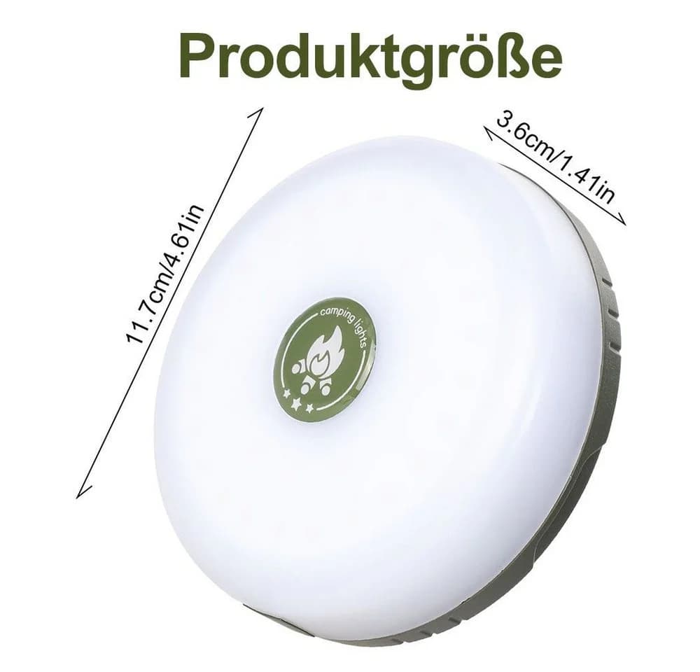 VIVIHEYDAY LED Lichterkette Camping 9m USB Wiederaufladbar