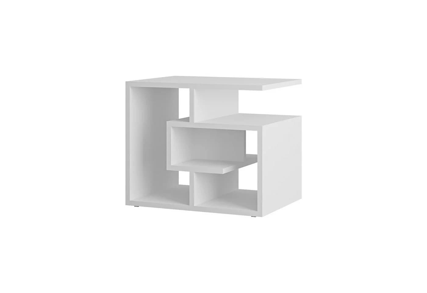 Couchtisch Labirent Weiß Holz Modern