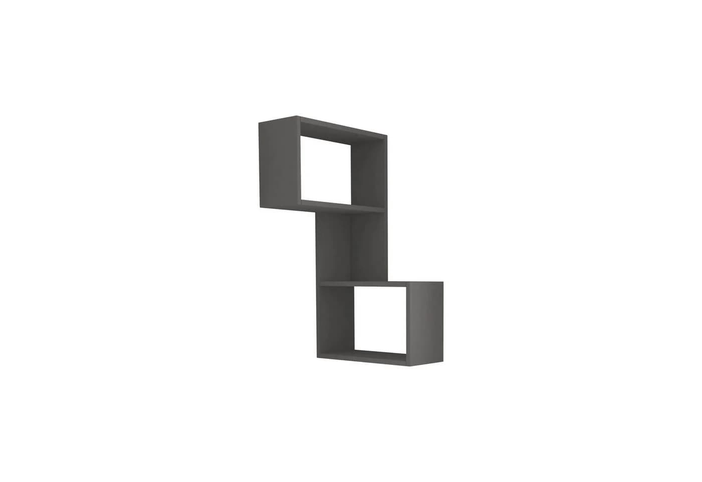 Decortie Eckregal Wandregal Modern Schwarz
