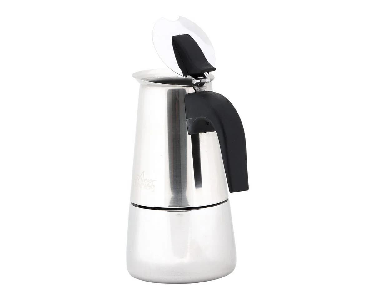ANY MORNING Espressokocher Edelstahl 300 ml