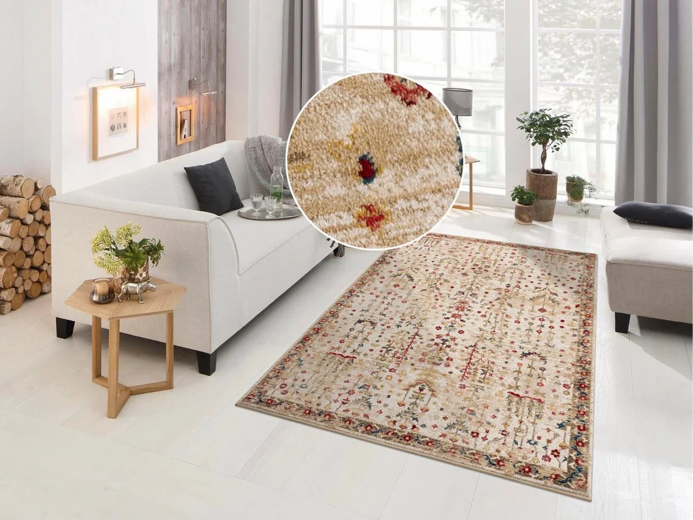 OTTO HOME Teppich Clovis Beige Orientalisch Vintage