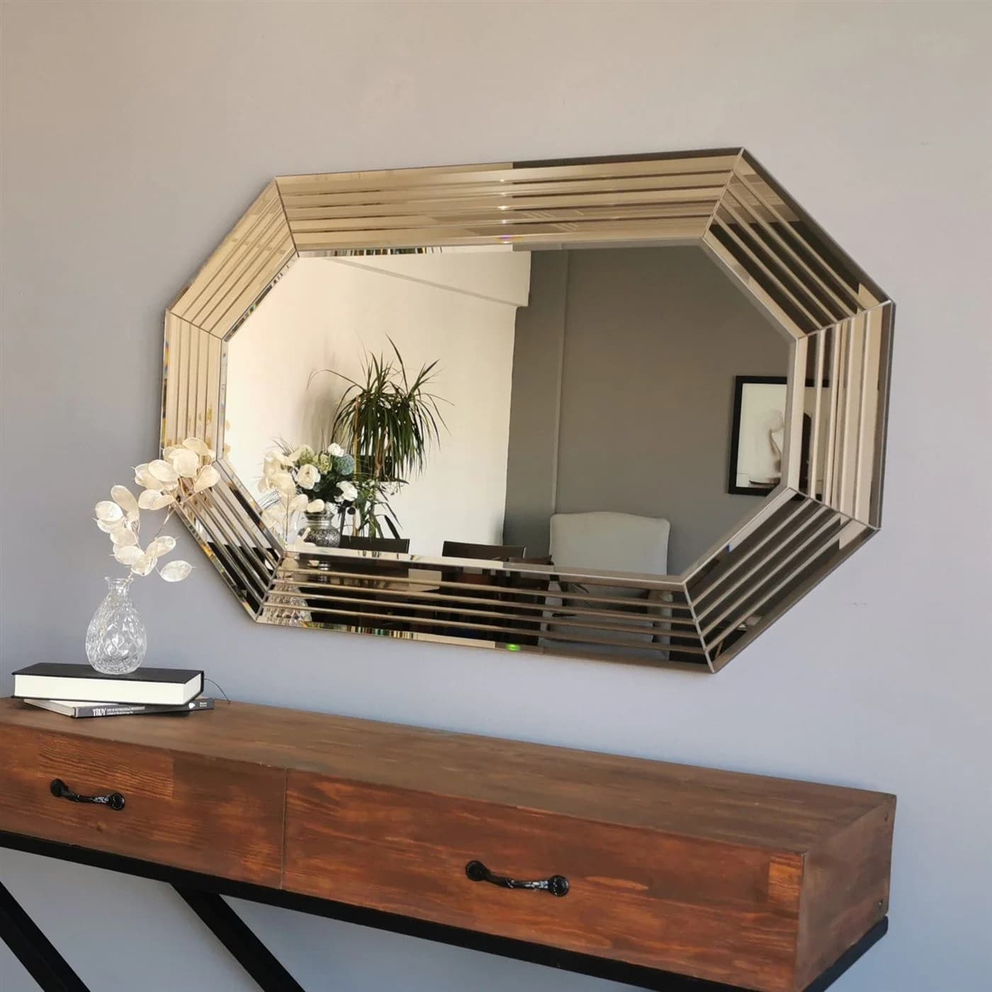Skye Decor Wandspiegel Bronze 100% MDF Modern