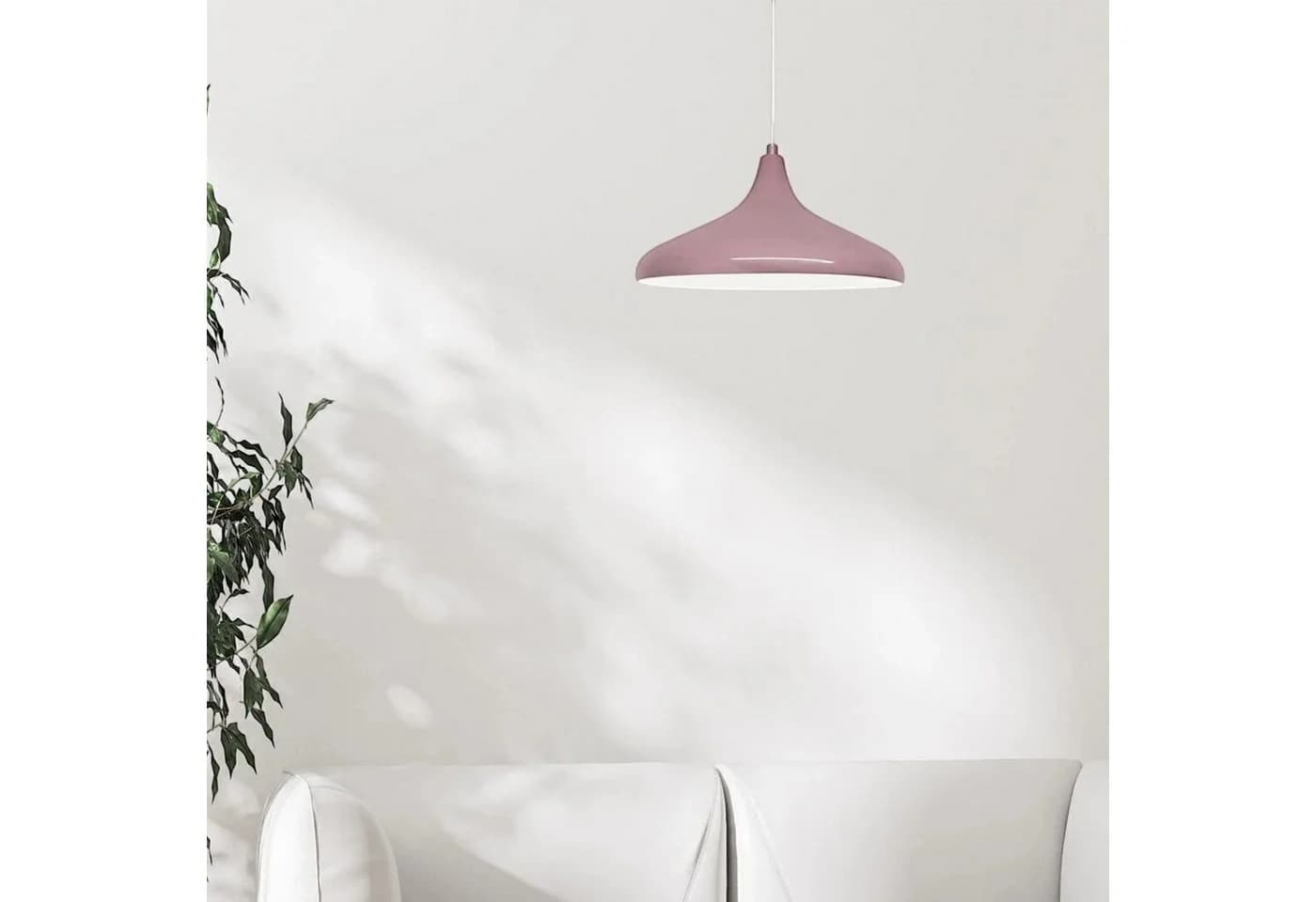 Bamyum Pendelleuchte E27 Metall Modern Retro Lila