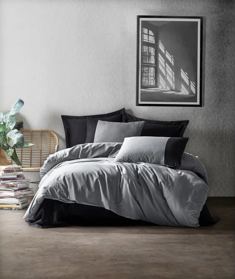 L'Essentiel Maison Bettwäsche-Set Plain Baumwolle 2-teilig 3 Größen