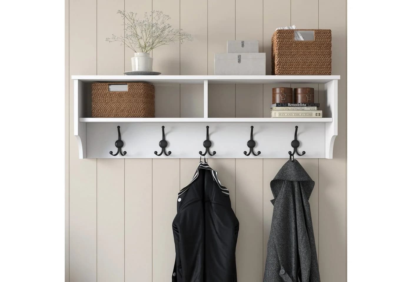 Skye Decor Garderobenständer Weiß Melaminbeschichtet Modern