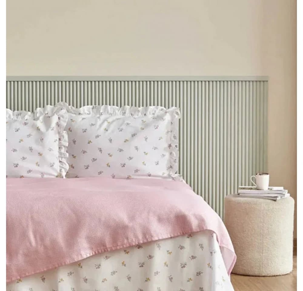 Karaca Lidya Bettwäsche-Set 100 % Baumwolle Einzelbett Rosa