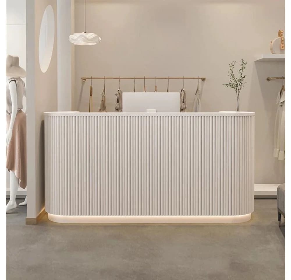Muxing Empfangstheke mit LED - 80-260x60x100cm