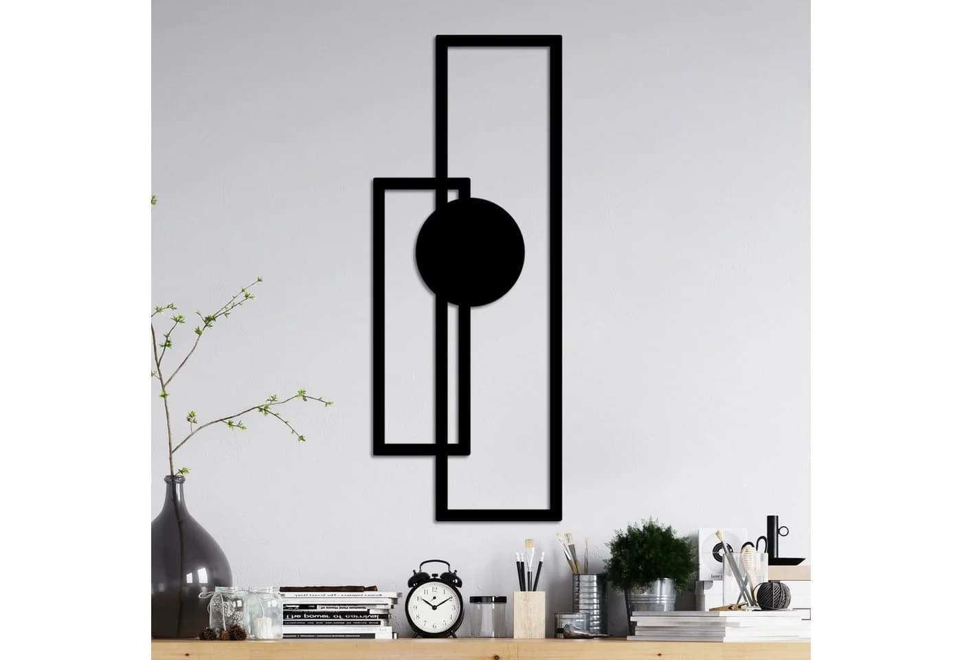 Wallity Wanddekoobjekt 100% Metall 32 x 85 cm