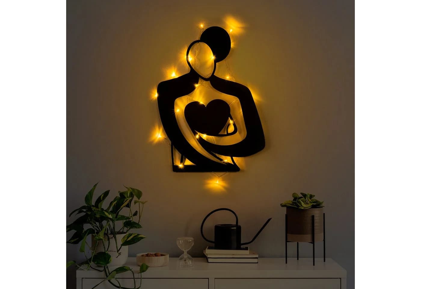 Wallity Wanddekoobjekt METAL BODY 70 x 52 cm