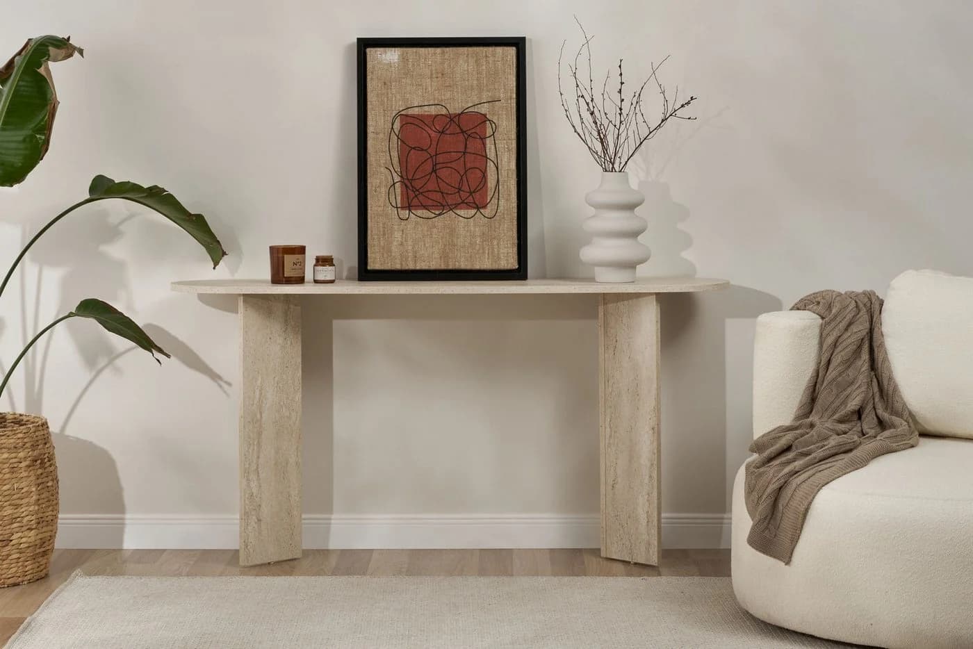 Skye Decor Konsolentisch Sira 150x75x35 cm Melaminbeschichtet
