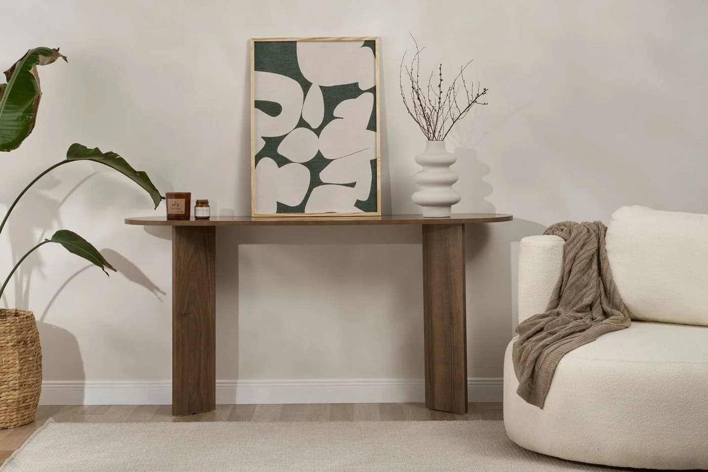 Skye Decor Konsolentisch Sira 150 cm x 75 cm x 35 cm Melaminbeschichtet
