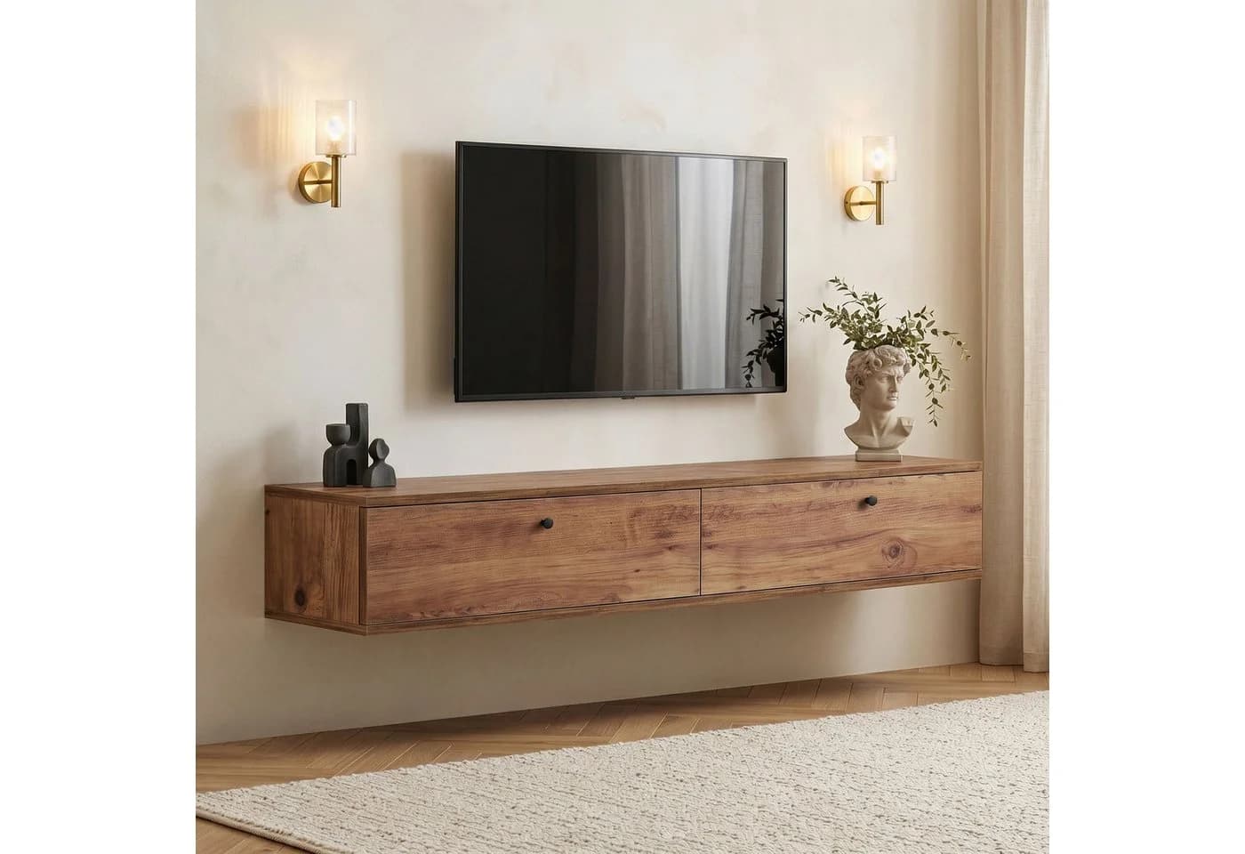 Skye Decor Lowboard Ligne 160 Atlantikkiefer Modern