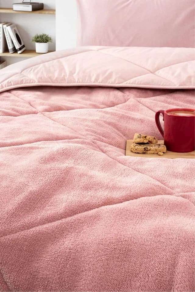 Formeya Wellsoft Wendesteppdecke Rosa 155x220 cm