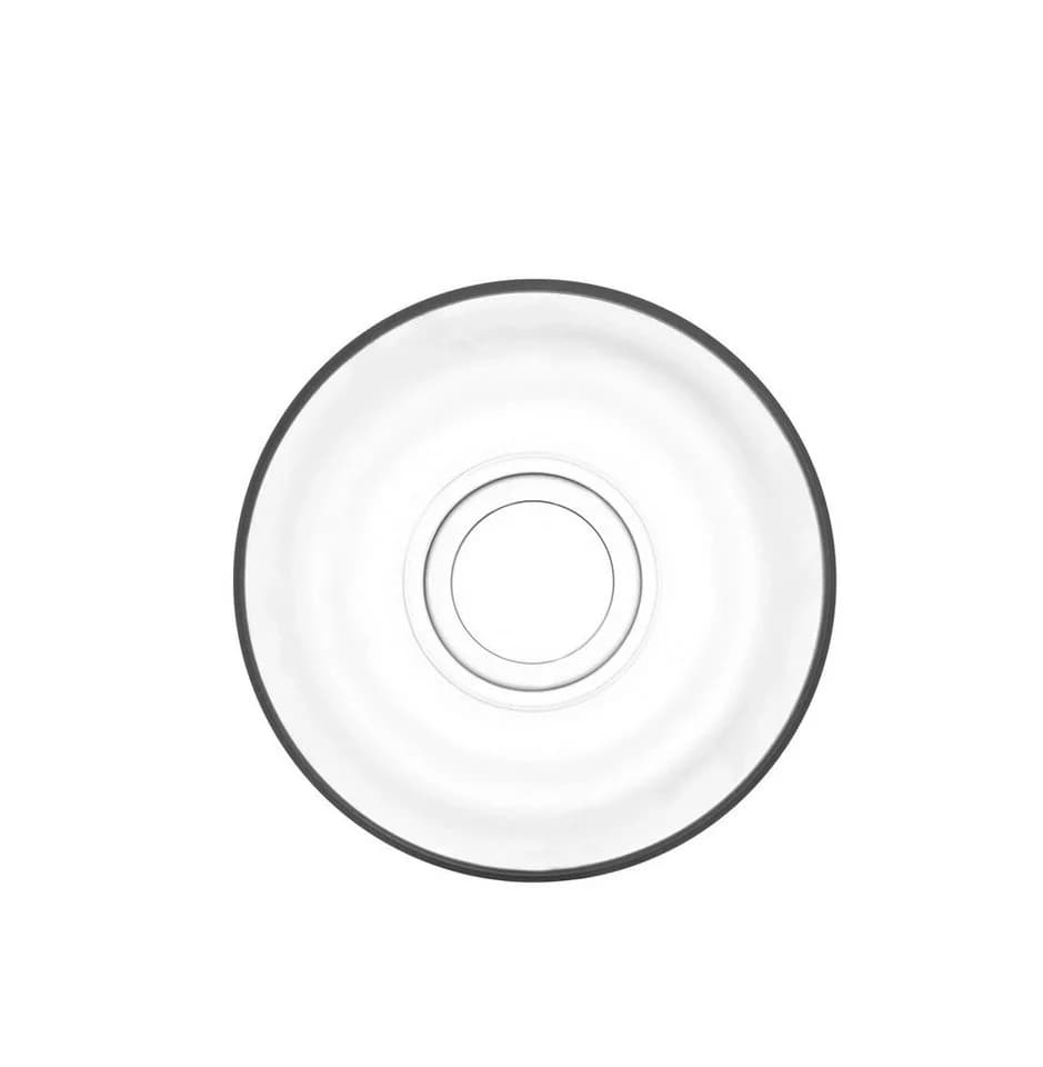 LAV Teeglas Unterteller 6-teilig Glas Transparent Klassisch