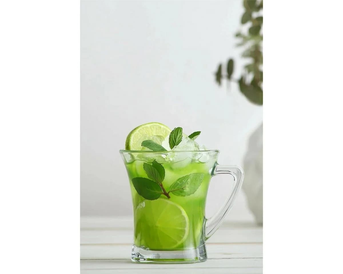 LAV Teeglas Zen Set 6-tlg. mit Henkel Transparent