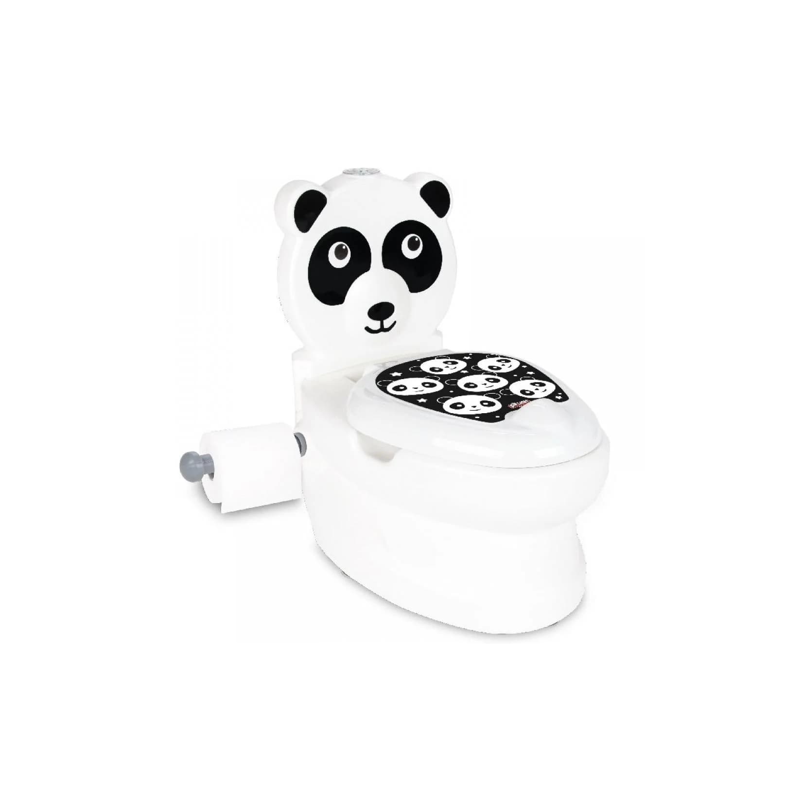 Pilsan Töpfchen Panda 07561 mit Musik, Licht und Klappdeckel Weiß