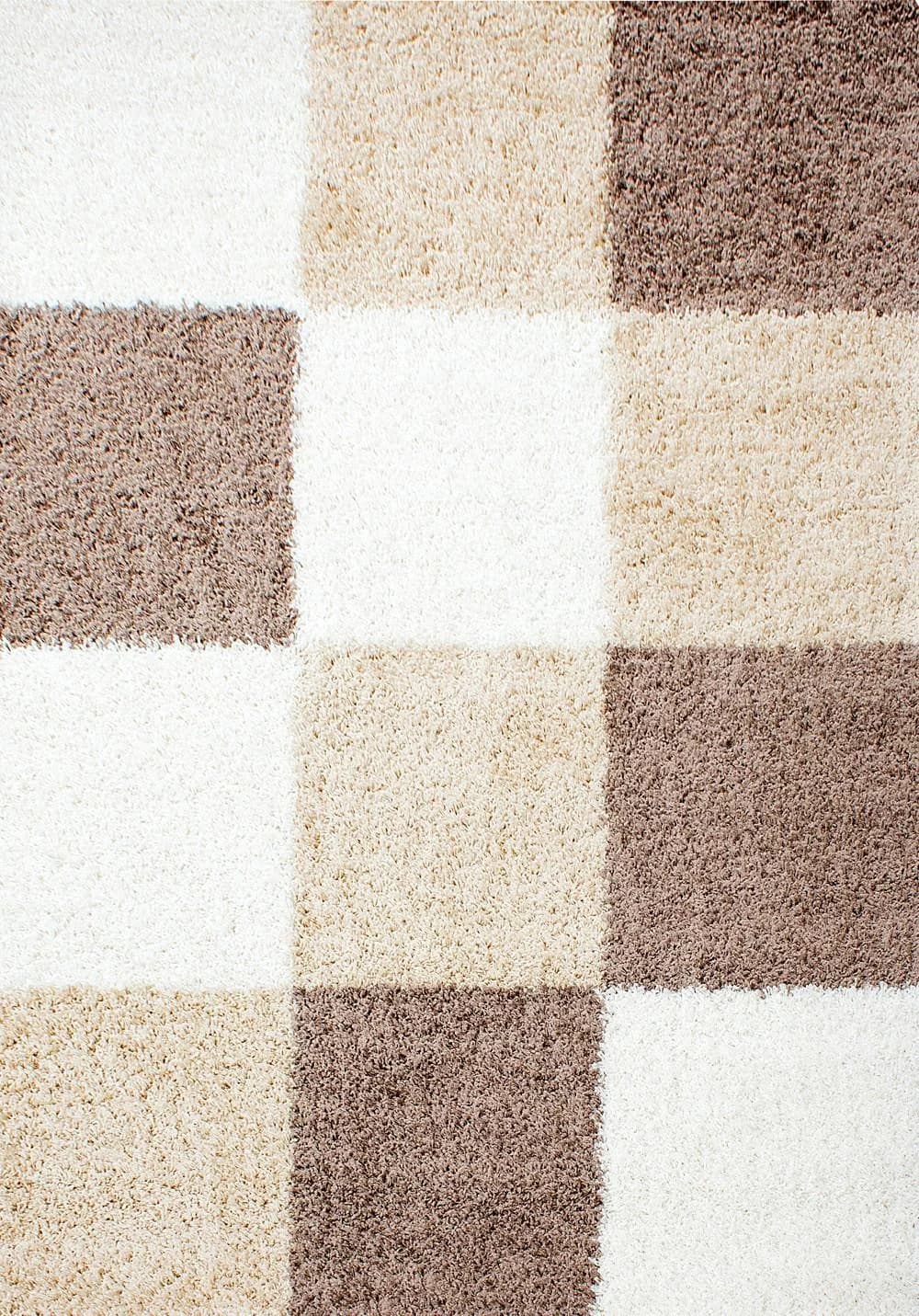 Hochflor-Teppich AYYILDIZ TEPPICHE "Life Shaggy 1501" Kariert