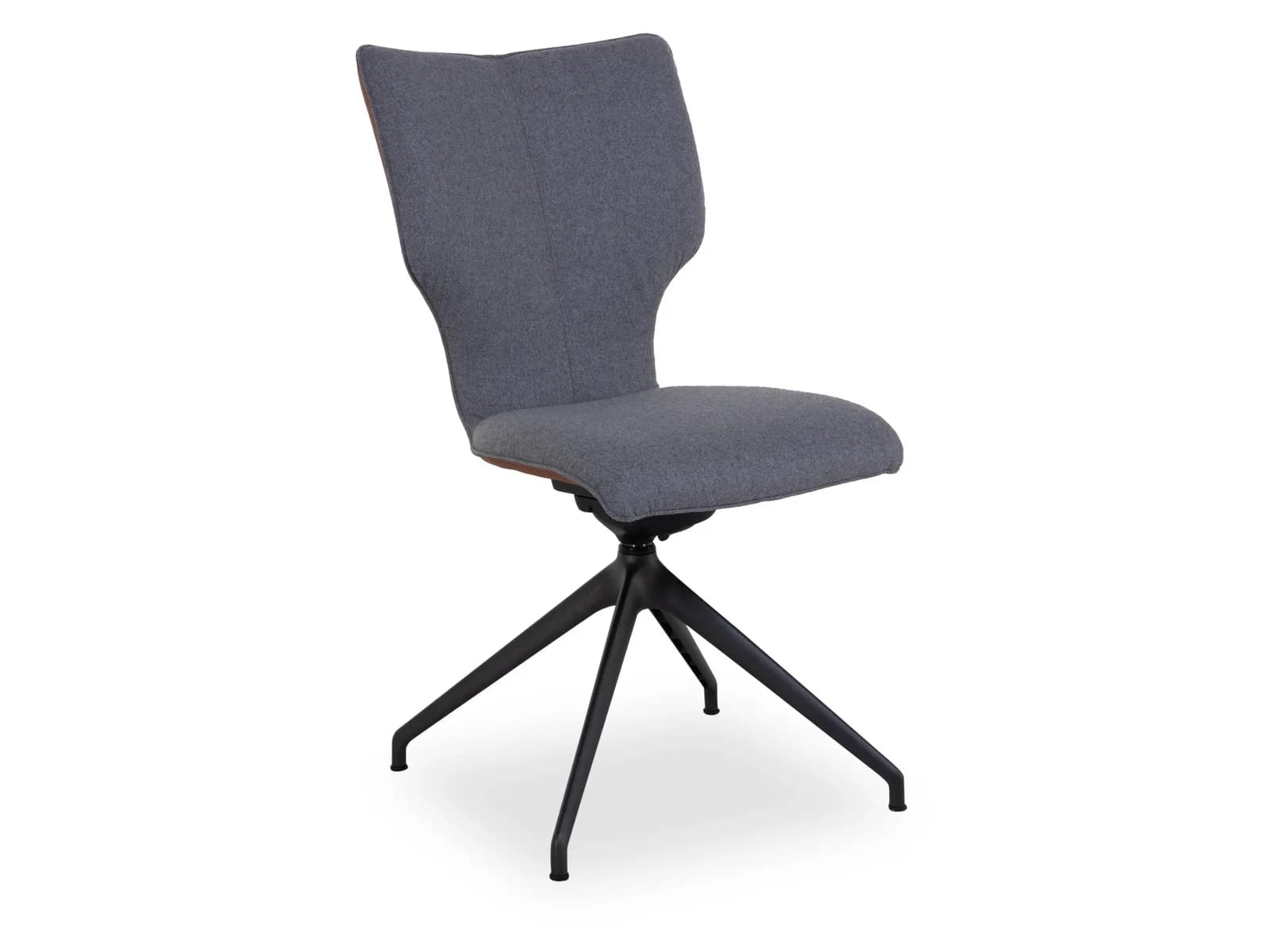 Bert Plantagie JONI DONNA Plus Polsterstuhl Leder Stoff Braun Grau