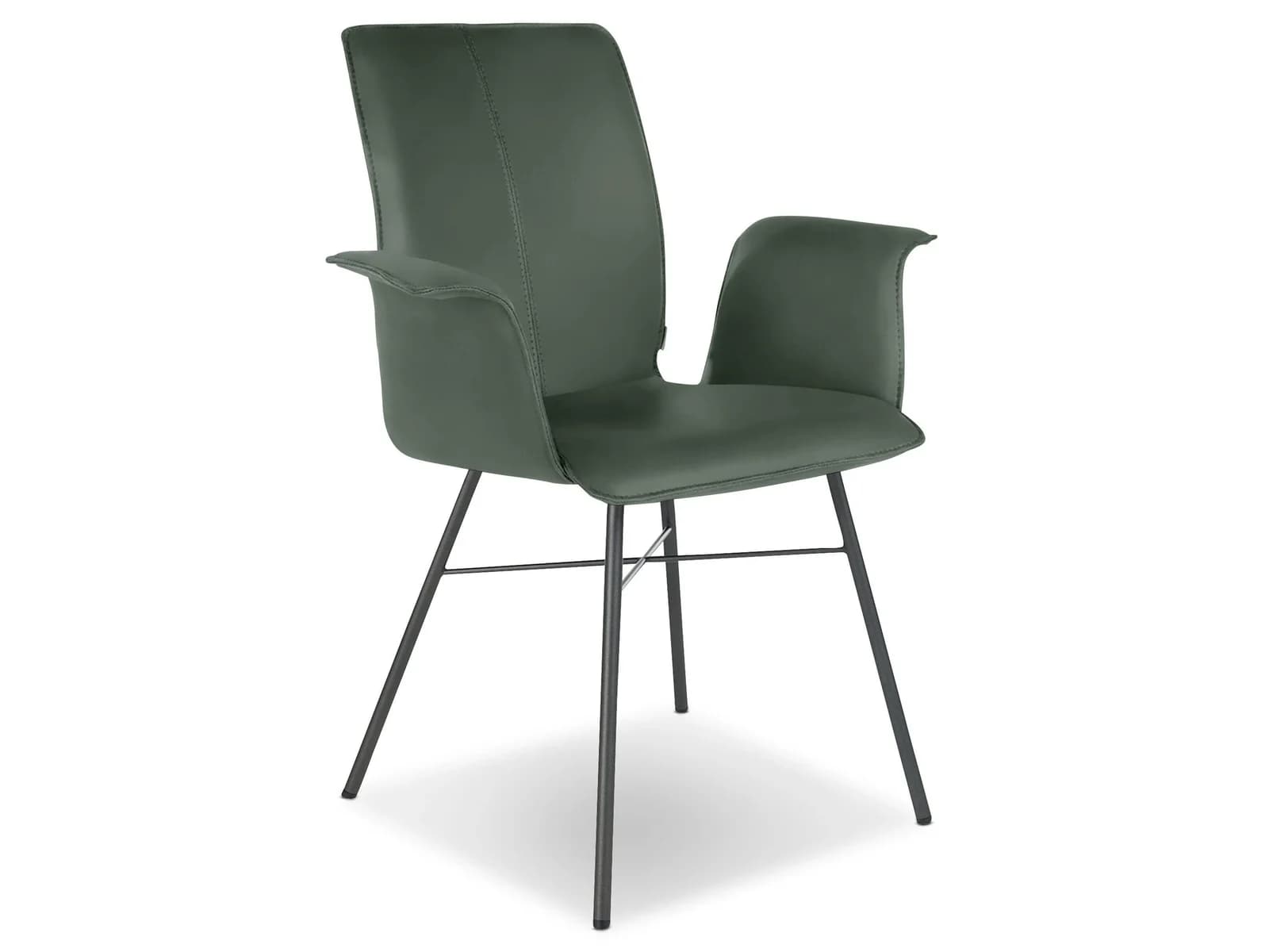Bert Plantagie Polsterstuhl TARA 832P Leder anthrazit
