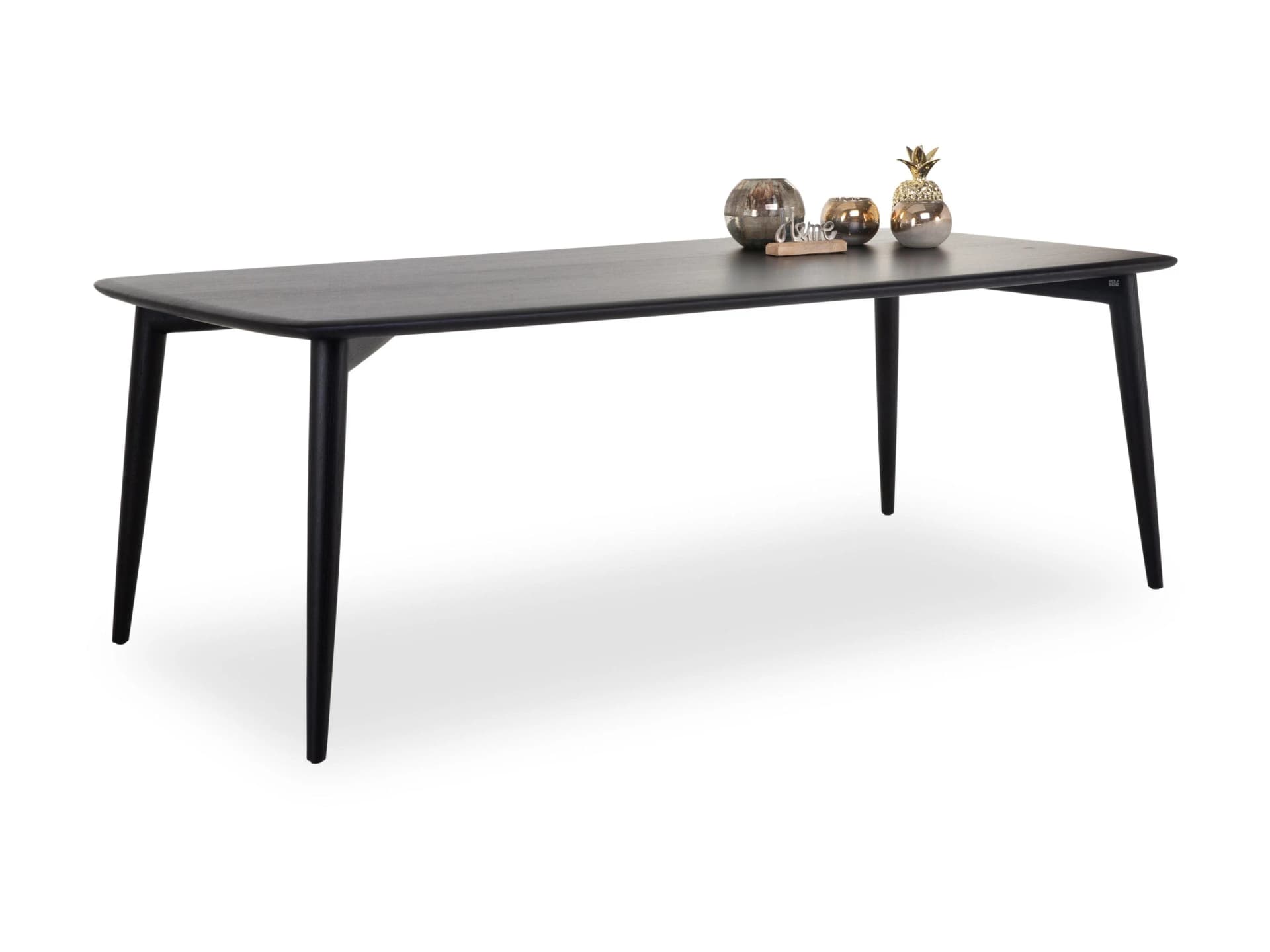 Esstisch ROLF BENZ 900 Schwarz Massivholz