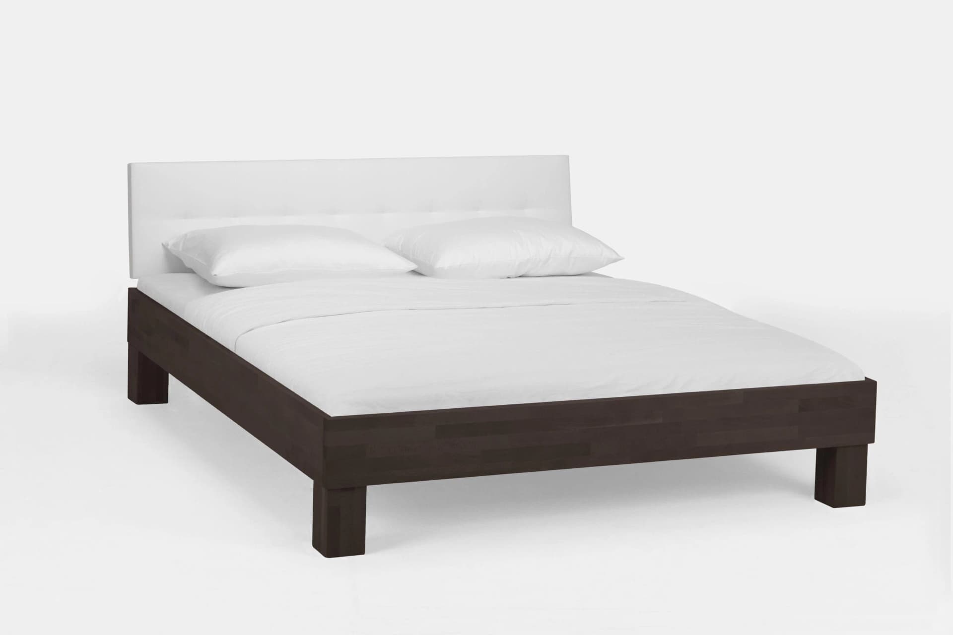 Holzbett Classic Massivholz Braun