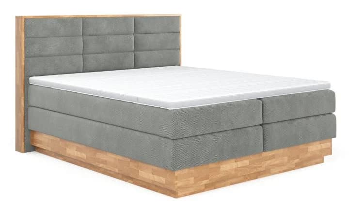 Boxspringbett VALMONDO INCANA Beige Stoff