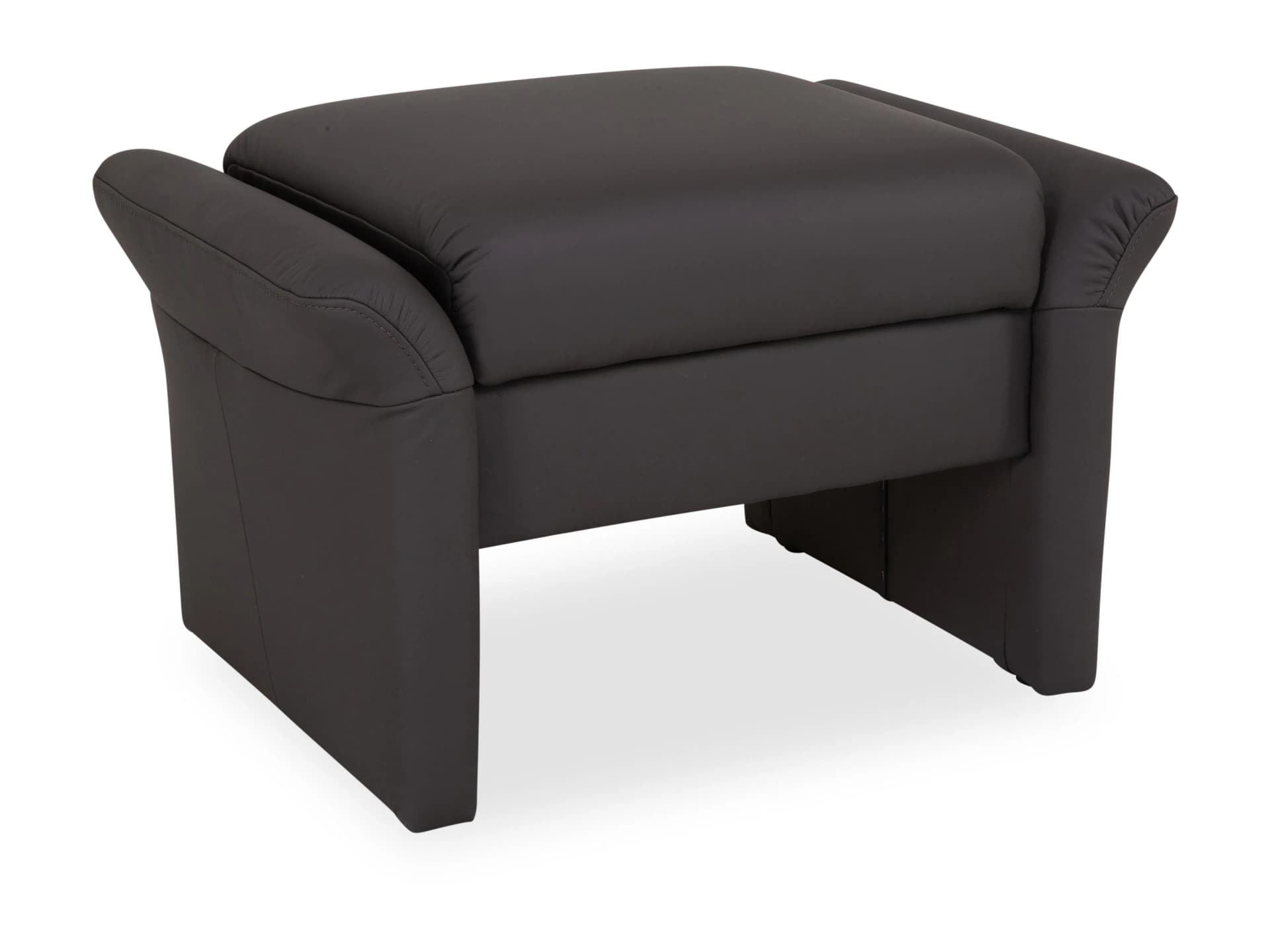Hocker himolla BODENSEE 1 Braun Leder mit Stauraum