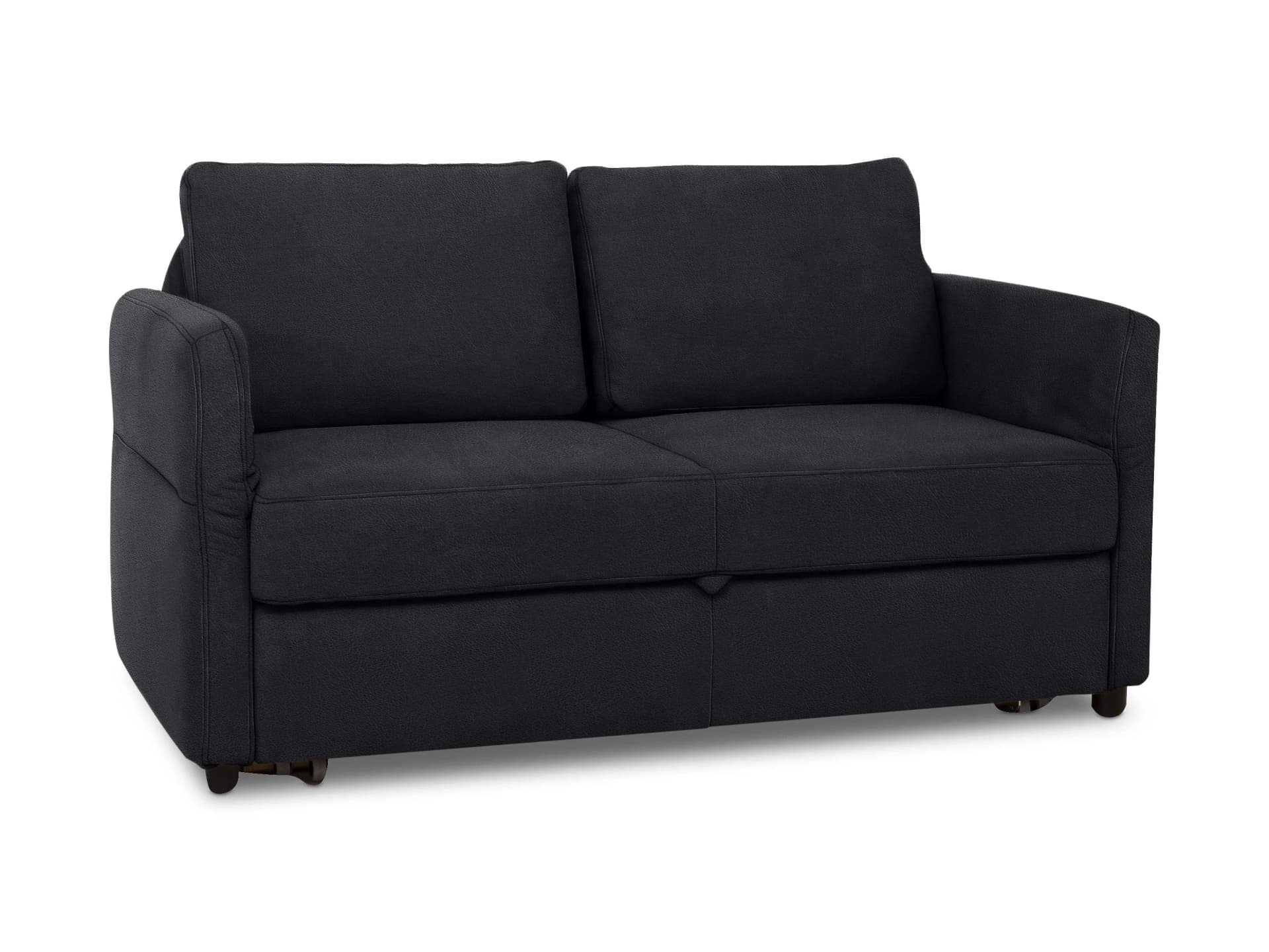 Schlafsofa SLEEP mit Leder Punch Bezug und Federkern