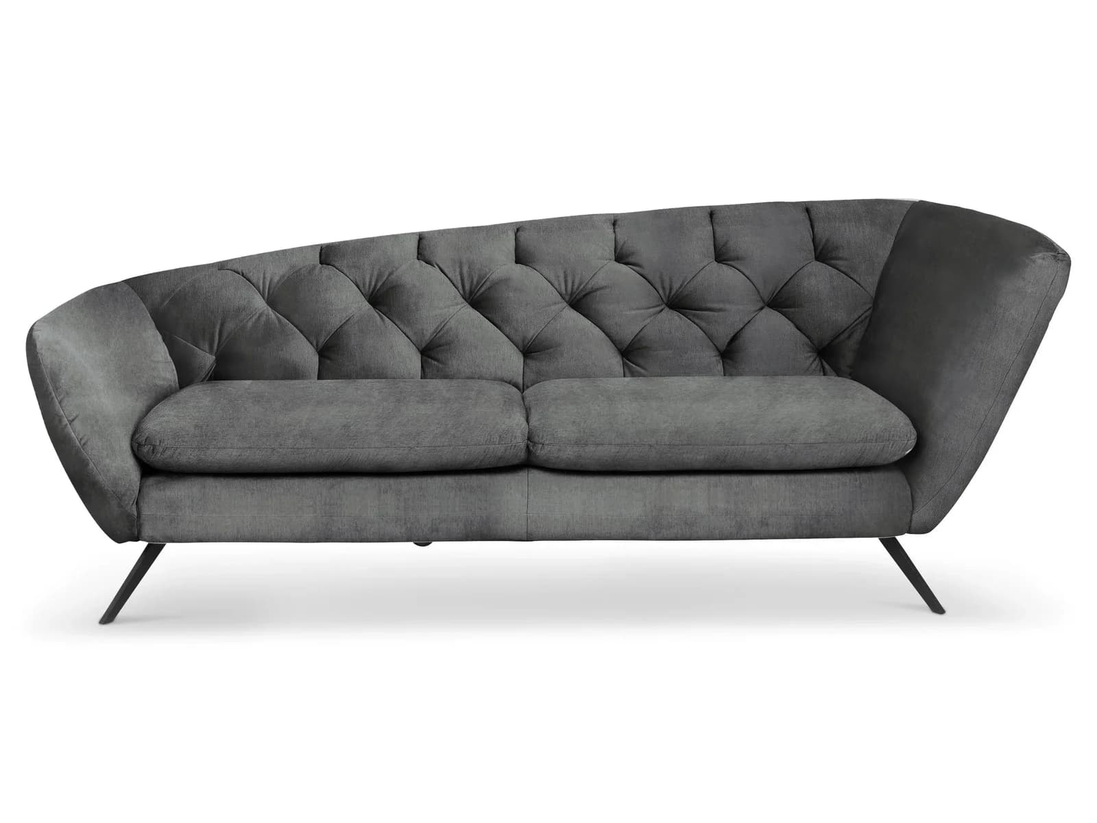 Loft Recamiere CHARLSTON 2.0 Schwarz Metall