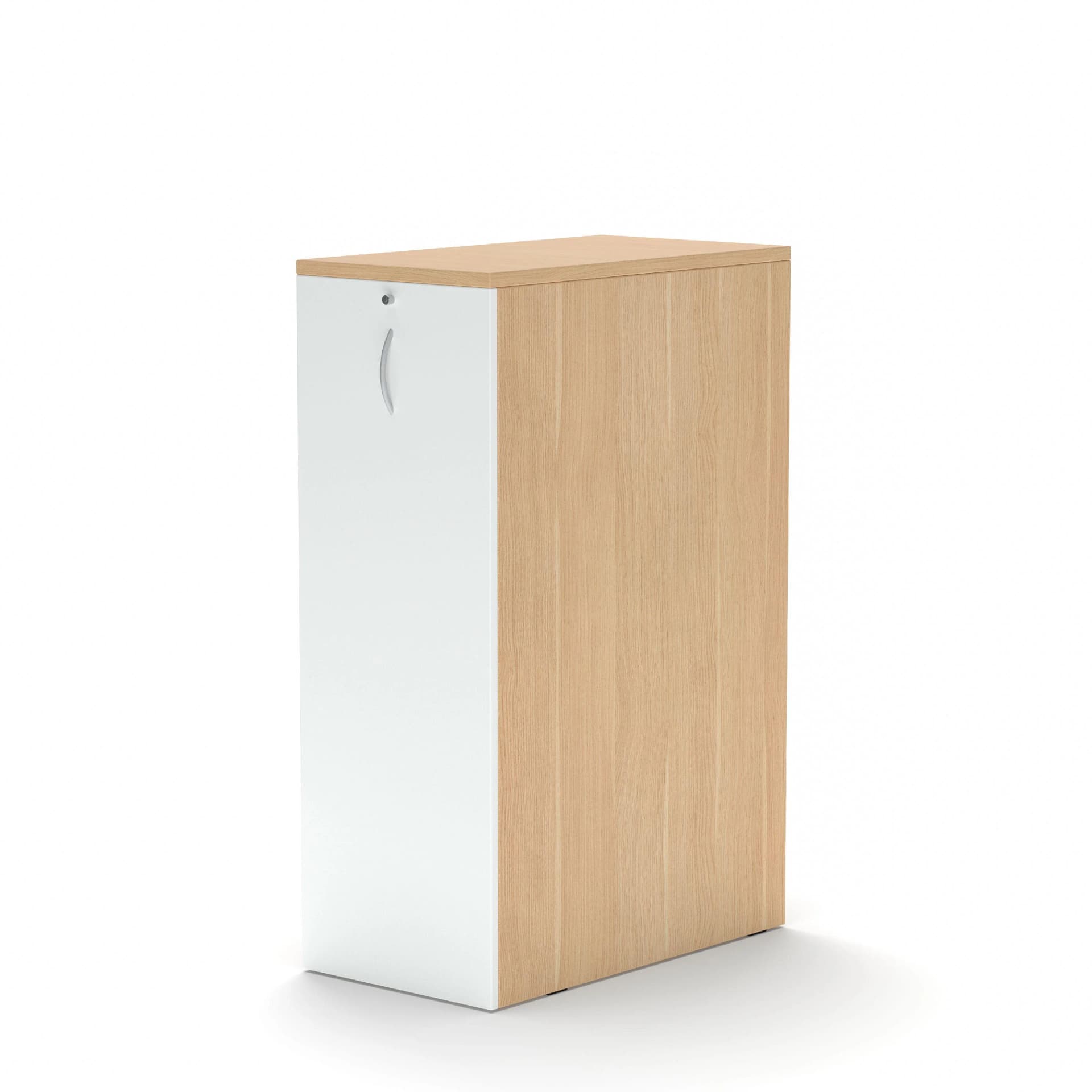 Nowy Styl Aktenschrank K40 Weiß mit USB-Anschluss