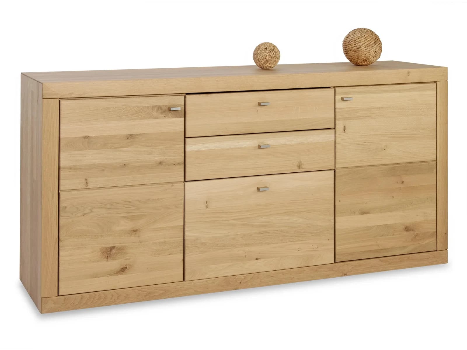 Sideboard ANCONA wöstmann Massivholz Wildeiche Braun Soft Gebürstet