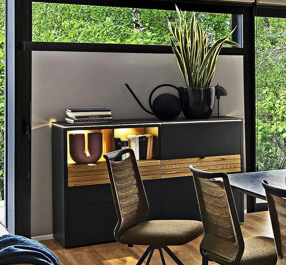 Sideboard VENJAKOB GAME Anthrazit Modern