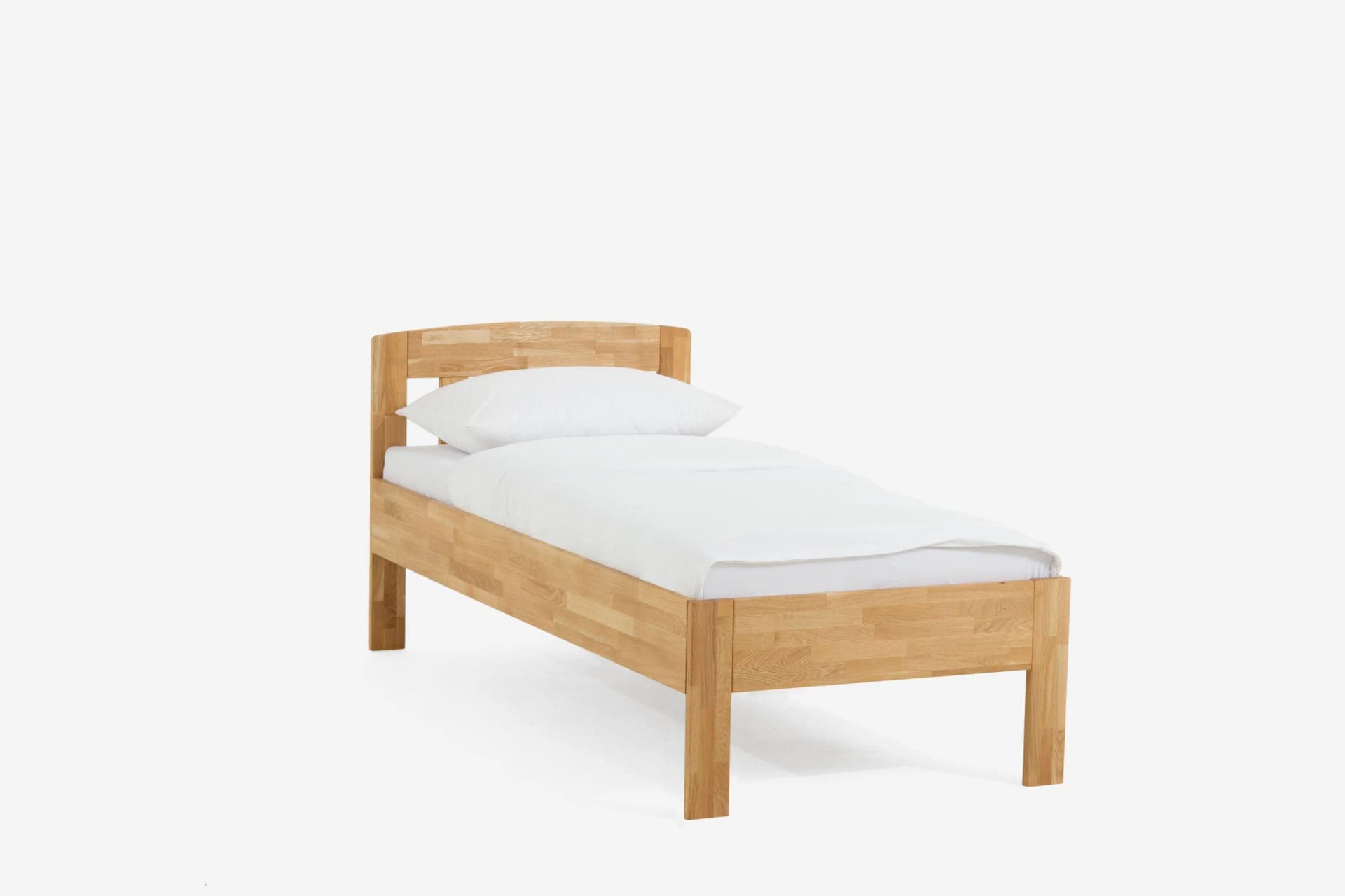 Holzbett Jasmine Massivholz 100x190 cm